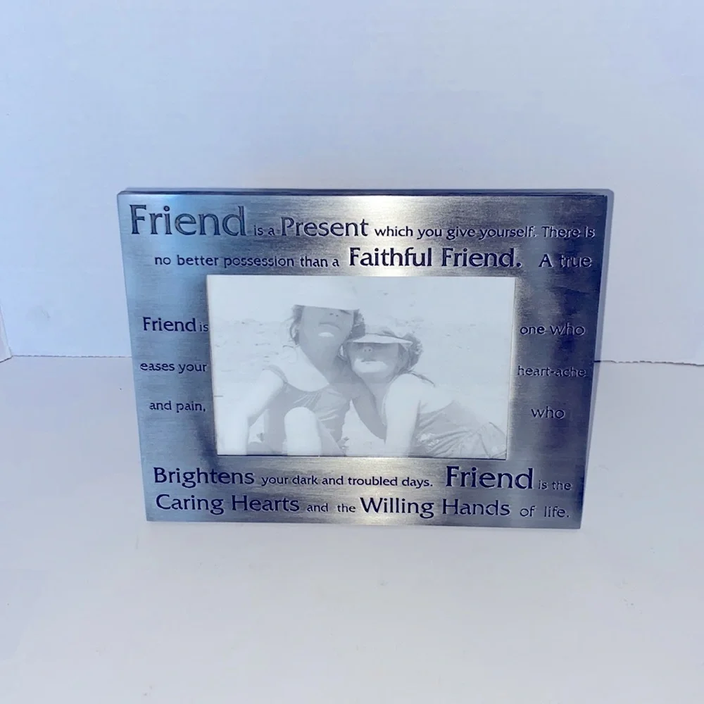 Photo Frame Glass Silver Size 4” X 6”
